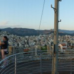 Panoramic view of Kavala from the castle tower